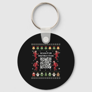 Qr Trump Dance Code President Scan For Instruction Key Ring
