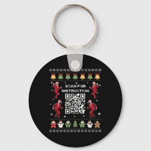 Qr Trump Dance Code President Scan For Instruction Key Ring