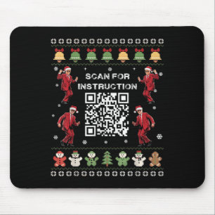 Qr Trump Dance Code President Scan For Instruction Mouse Pad