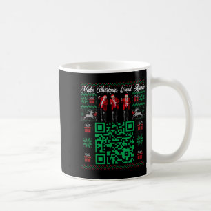 Qr Trump Dance Code Santa Trump Make Christmas Gre Coffee Mug