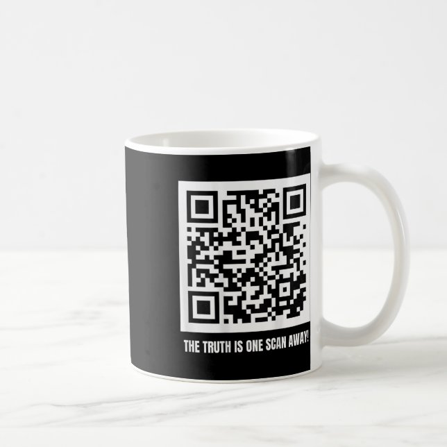 Qr Trump Dancing Code Merch Uni-adult , Black, Coffee Mug (Right)