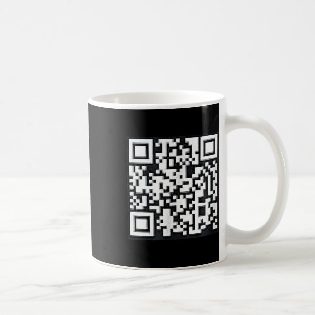 Qr Trump President Trump Dance Code Funny Uni Coffee Mug (Right)