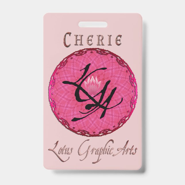 QRcodde for multi-purpose use ID Badge (Front)