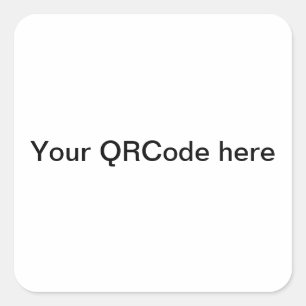 QRCode for your shop Square Sticker