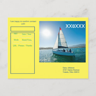 QSL Card for all you day sailing hams out there!