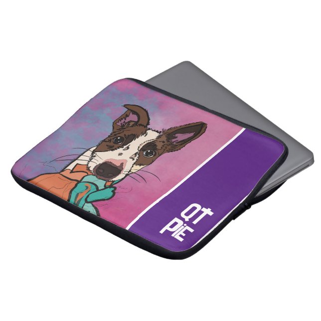 QT Pie Quincy laptop sleeve (Front Top)