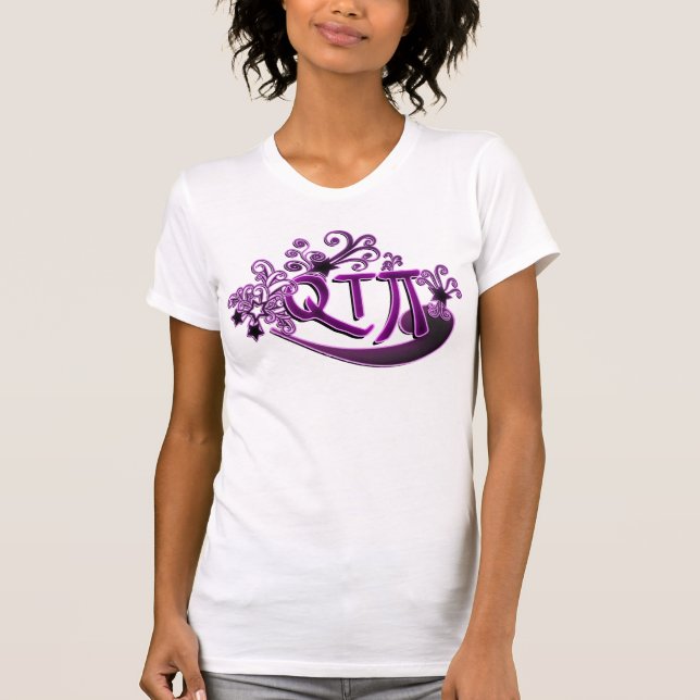 QTPi Phonetic Cutie Pie ie Pretty Girl T-Shirt (Front)
