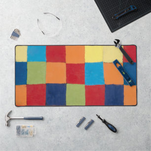 "Qu 1" Color Chart   Paul Klee   Desk Mat