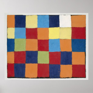 "Qu 1" colour chart (1930) Paul Klee. 