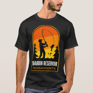 Quabbin Reservoir Massachusetts Fishing  T-Shirt