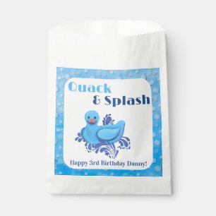 Quack and Splash Duck 3rd Birthday Favour Bag