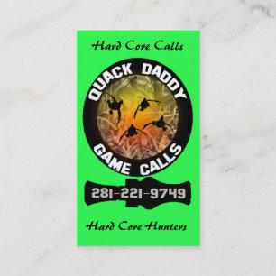 Quack Daddy Game Calls Calling Card