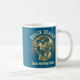 Quack Er Funny Duck Hunting Labrador Retriever Dog Coffee Mug