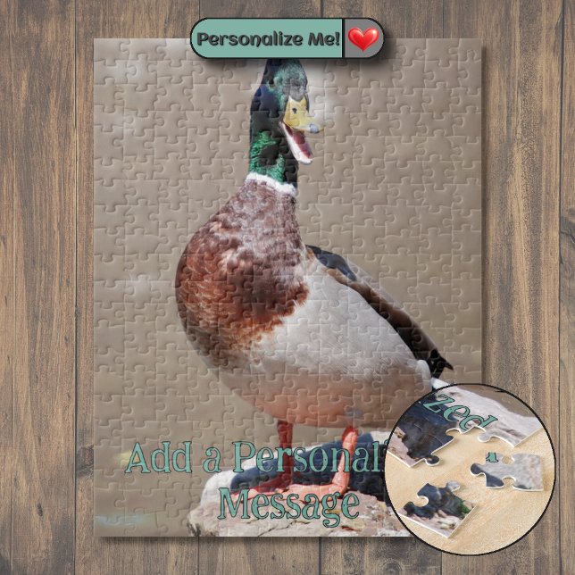 Quacking Mallard Duck Jigsaw Puzzle (Quacking Mallard Duck Jigsaw Puzzle)