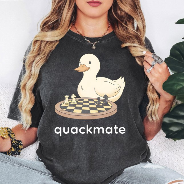 Quackmate Duck Chess Funny Pun T-Shirt (Creator Uploaded)
