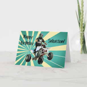 Quad Bike / ATV Birthday Card