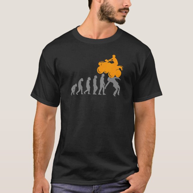 Quad Bike Atv Quad Bike Motorcycle Cross Vehicles  T-Shirt (Front)