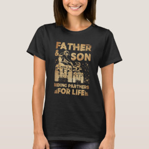 Quad Bike Father and Son Riding Partners For Lif T-Shirt