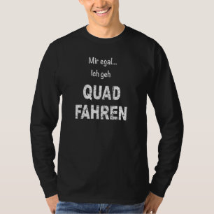 Quad Bike, Motorsport, Off Road, Electric Quad, Qu T-Shirt