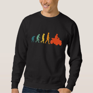 Quad Evolution Retro Quad Bike ATV 4x4 Quad riders Sweatshirt