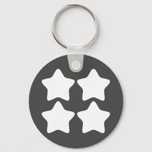 Quad Stars Key Ring