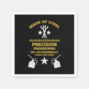 Quadragenarian Birthday Napkin