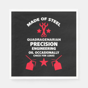 Quadragenarian Birthday Napkin