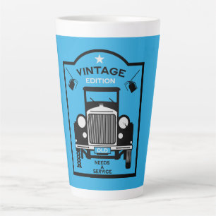 Quadragenarian Happy Birthday Over The Hill Latte Mug