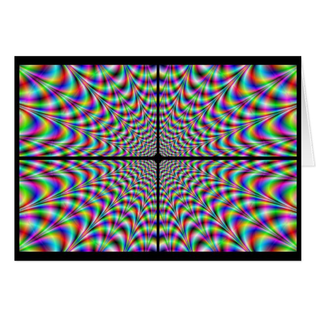 quadrants of chaos (optical illusion) (Front Horizontal)