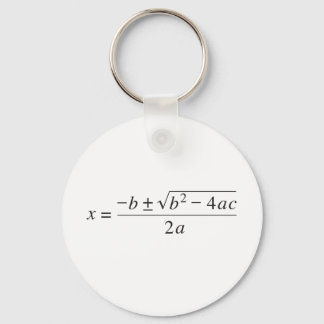 quadratic formula key ring