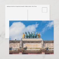 Quadriga on Arc de Triomphe du Carrousel - Paris