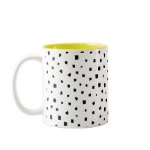 Quadrilateral irregular shapes pattern monochrome