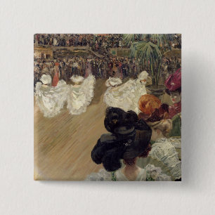 Quadrille at the Bal Tabarin 15 Cm Square Badge