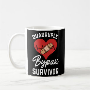 Quadruple Bypass Survivor Coronary Artery Heart Su Coffee Mug