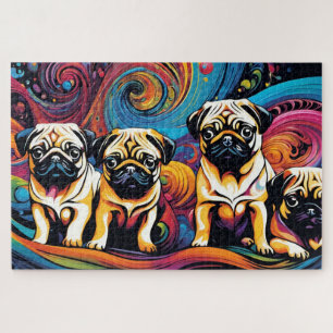Quadrupled carlin jigsaw puzzle