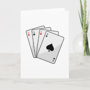 Quadruplets Aces Poker cards at Poker