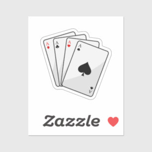 Quadruplets Aces Poker cards at Poker