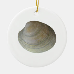 Quahog Clam (untitled) Ceramic Tree Decoration