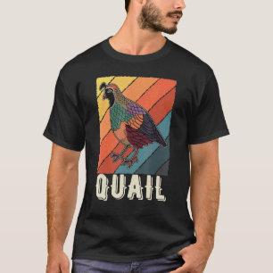 Quail Bird Species Ornamental Quail Farmer 1 T-Shirt