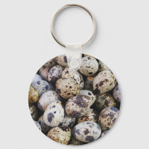 Quail Eggs Key Ring