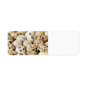 Quail Eggs Return Address Label