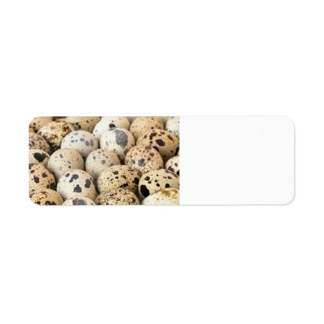 Quail Eggs Return Address Label (Front)