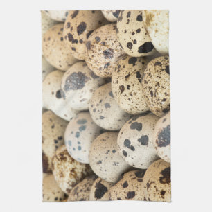 Quail Eggs Tea Towel