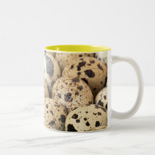 Quail Eggs Two-Tone Coffee Mug