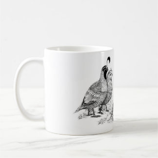 Quail Family Outing Coffee Mug