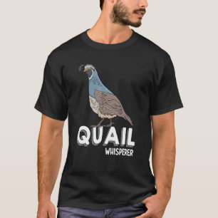 Quail Fan U2013 Ornithology Quail Farmer  Bird T-Shirt