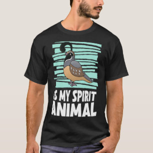 Quail Is My Spirit Animal Kids Quail T-Shirt
