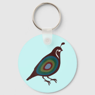 Quail Key Ring
