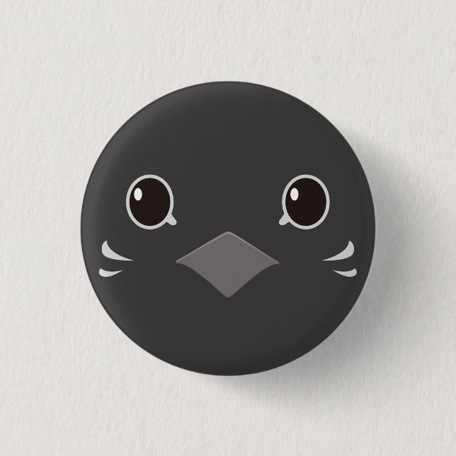 Quail(red-breasted) 3 Cm Round Badge (Front)