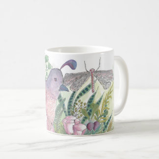 Quail Sitting in Crystals Coffee Mug